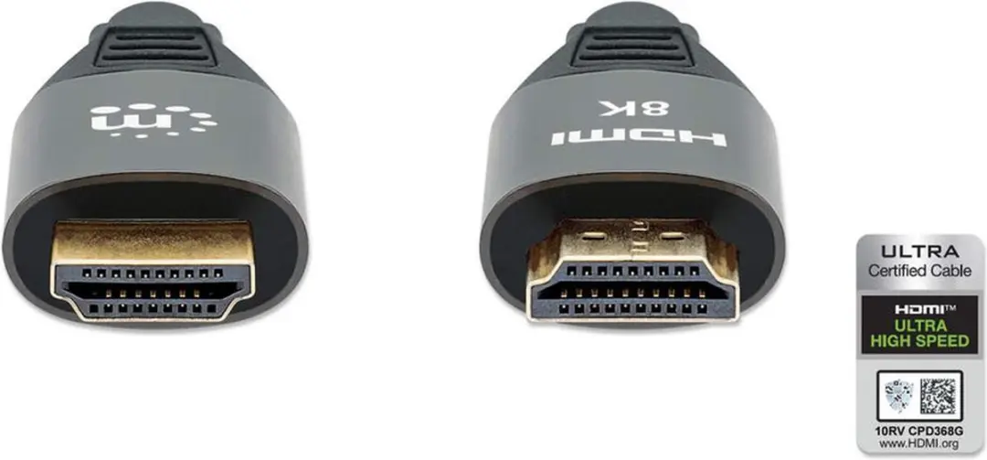 Manhattan MH Cable 355957 HDMI 8K 3m - Zwart - afbeelding 3 van 6
