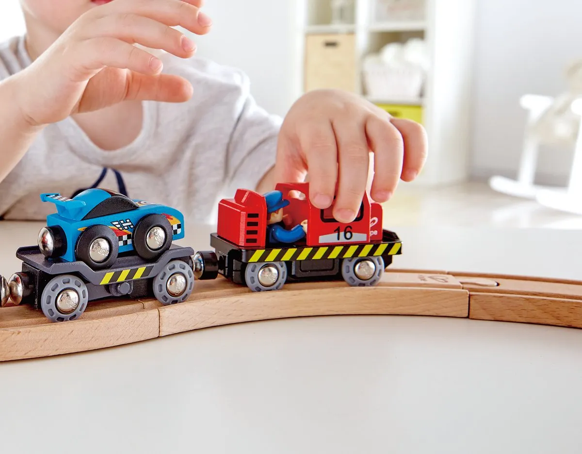 Hape Raceauto Transportwagen E3735
