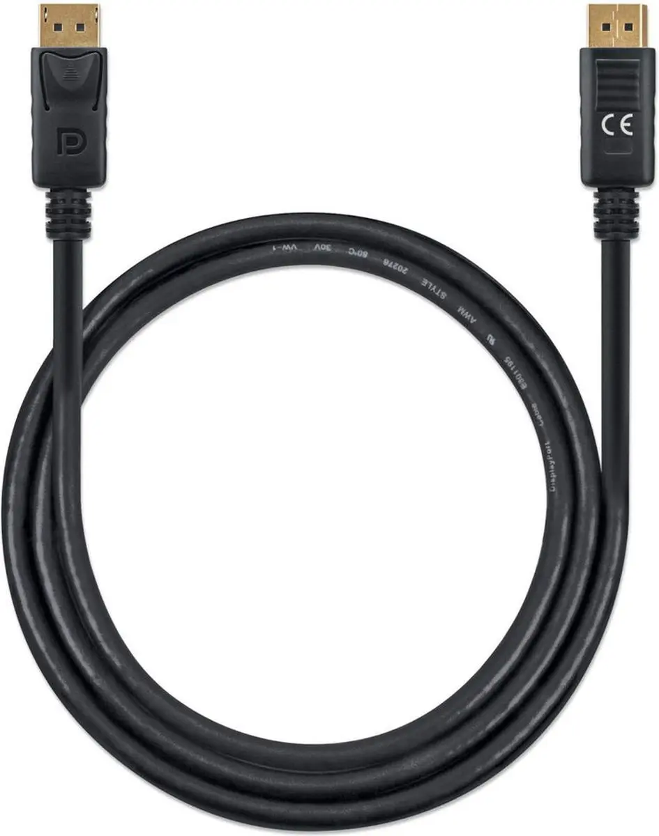 Manhattan 355568 DisplayPort-kabel 1m - Zwart