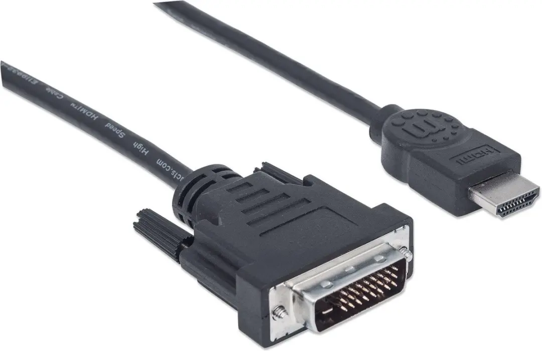 Manhattan 372503 HDMI-DVI Adapterkabel - Zwart