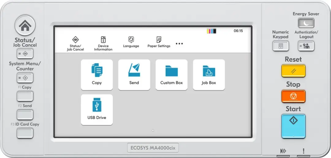 Kyocera ECOSYS MA4000cix HyPAS Laserprinter A4 - 40 ppm - Wit