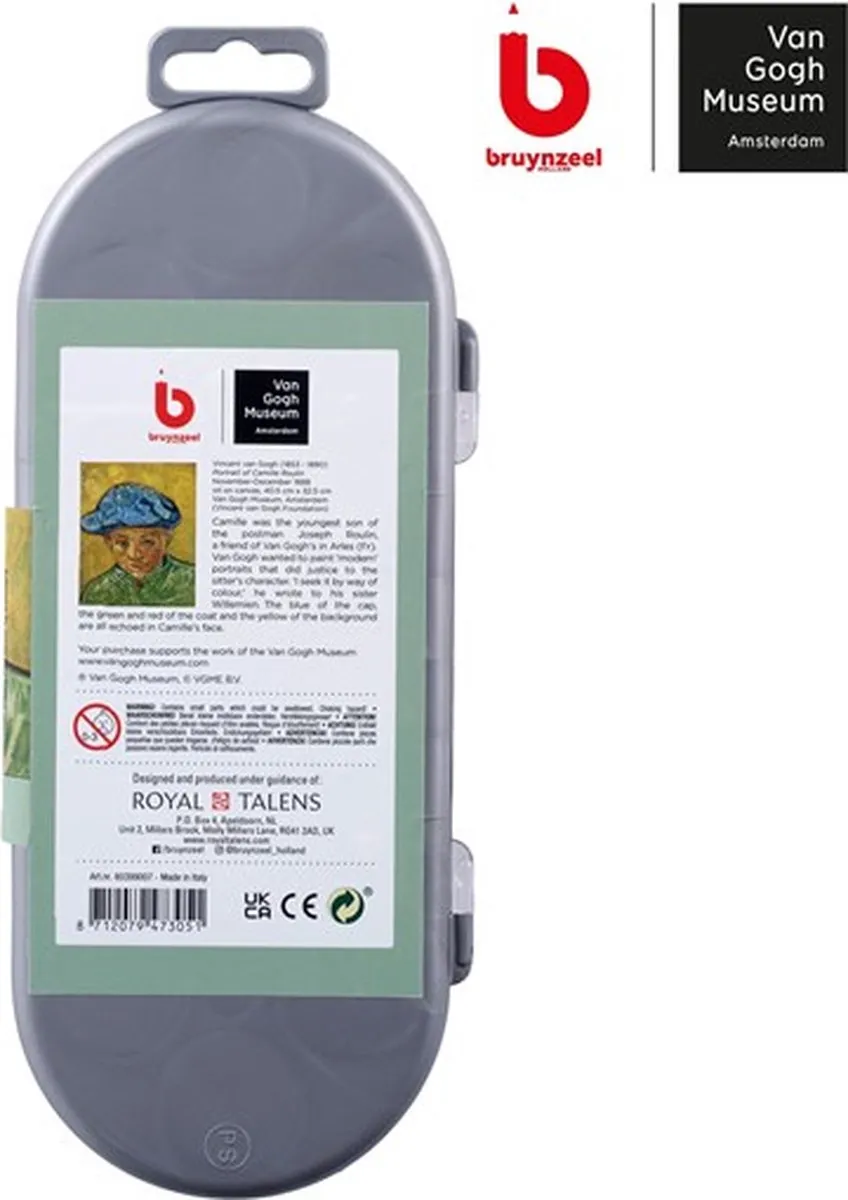 BRUYNZEEL Van Gogh Museum Aquarelverfset - 12 Kleuren 250ml Multicolor