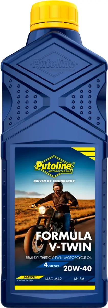 Putoline Formula V-Twin 20W40 olie 4T 1 liter
