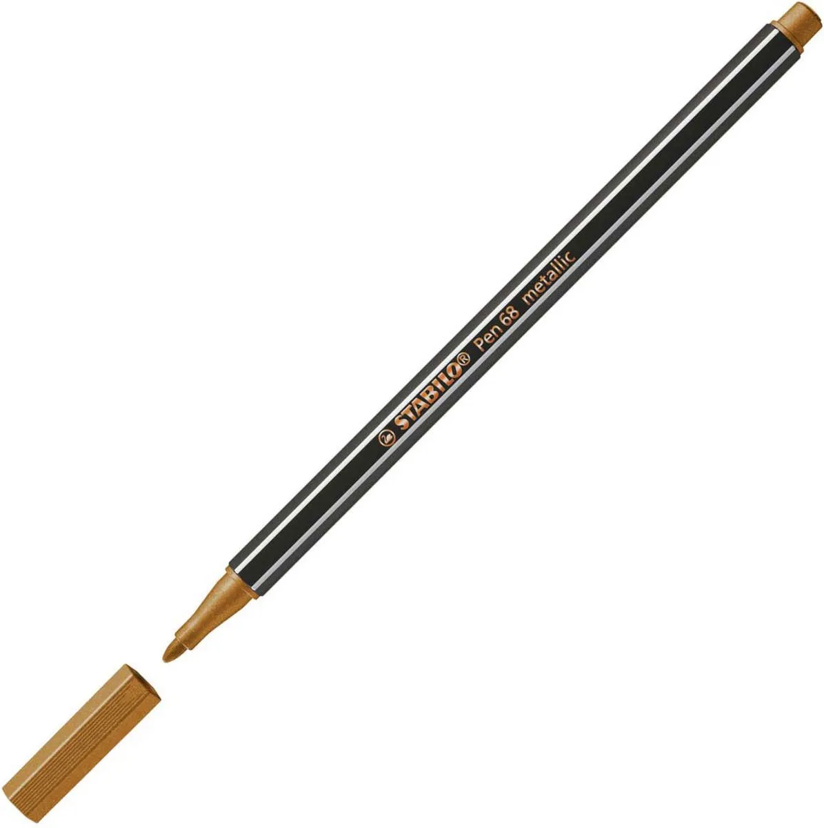 STABILO Pen 68 Metallic Viltstift - Metallic Koper