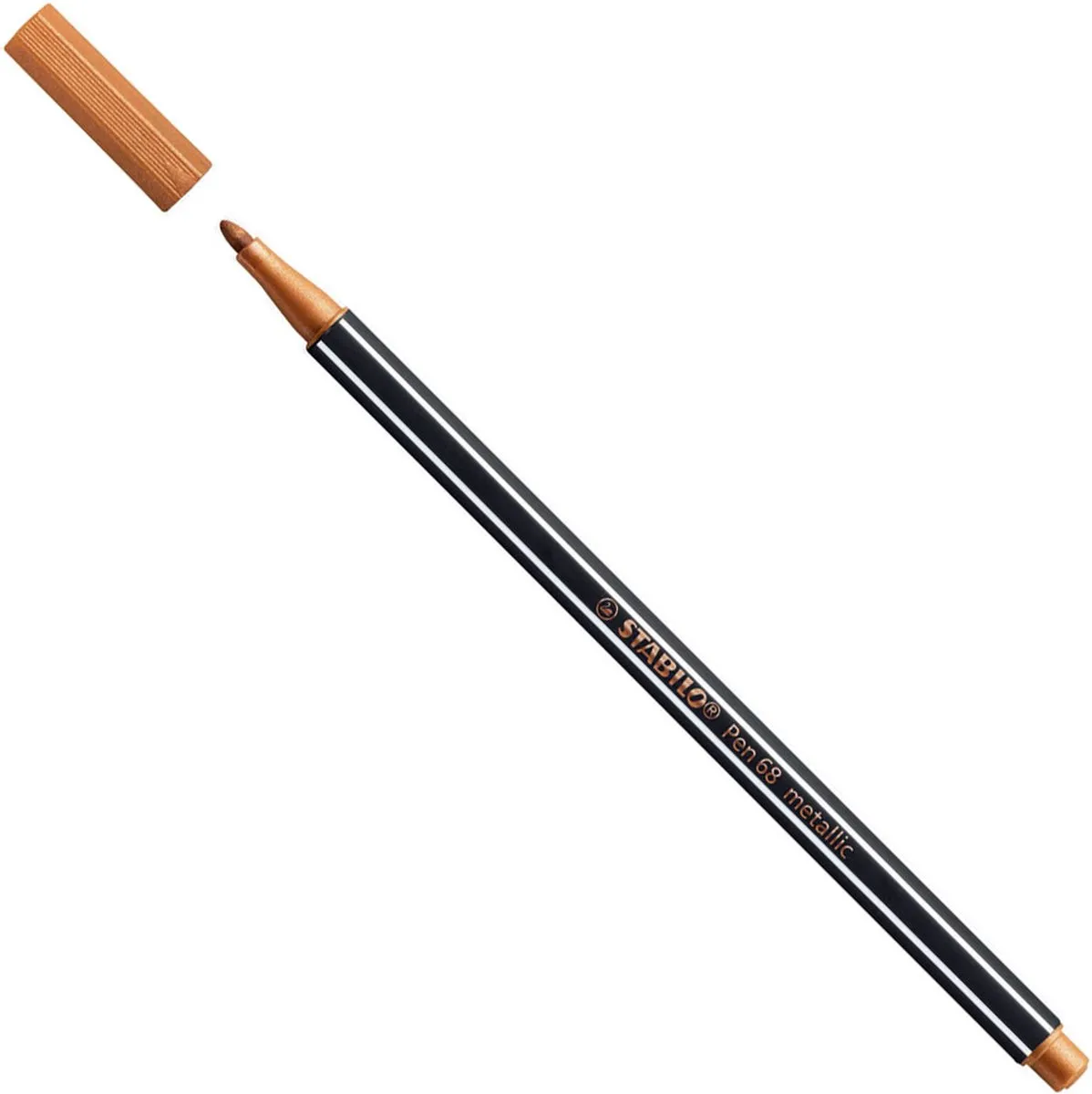 STABILO Pen 68 Metallic Viltstift - Metallic Koper