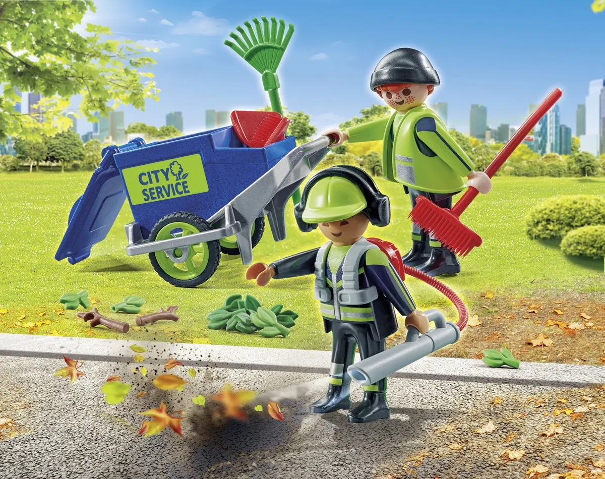 Playmobil City Action Schoonmaakteam 71434 - Multicolor