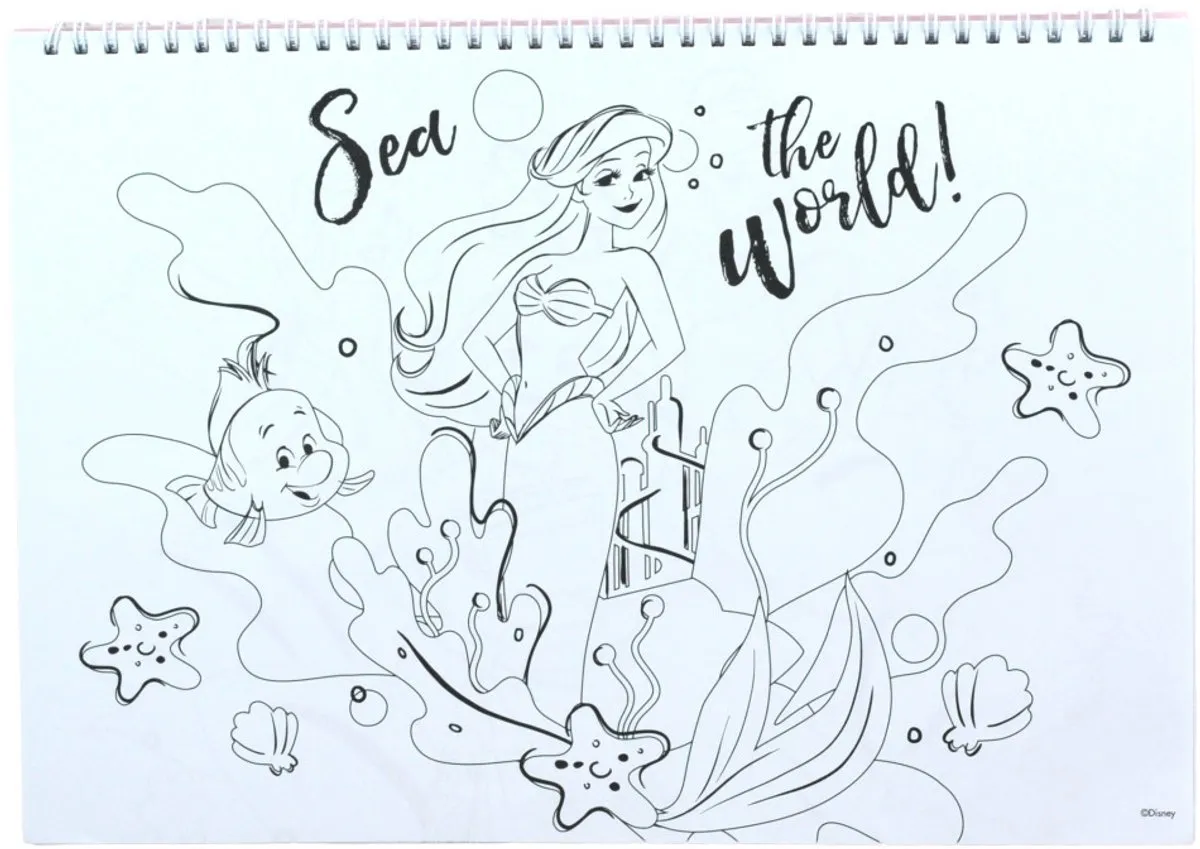 Disney Princess Your World Spiraalschetsboek - 40 Vel A/4 - Multi