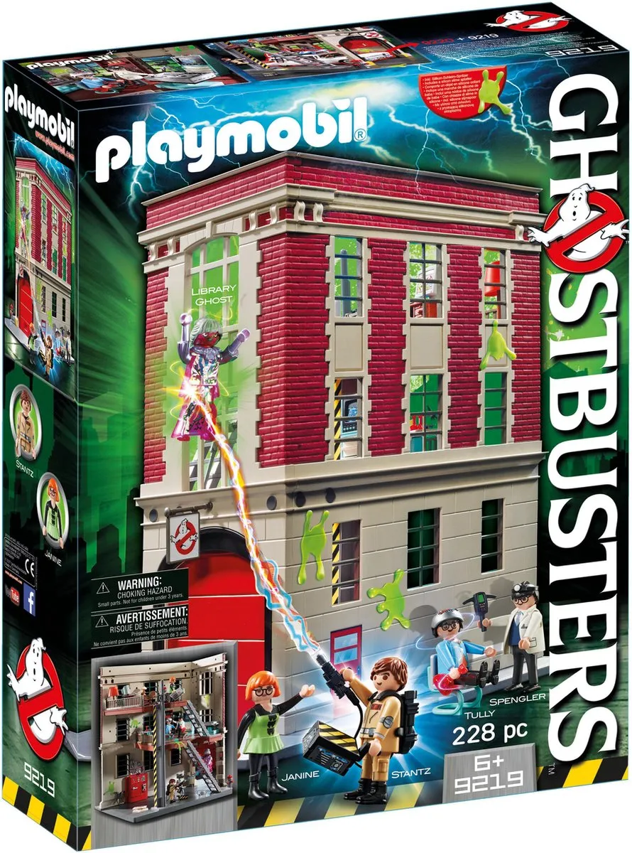 Playmobil Ghostbusters Brandweerkazerne 9219
