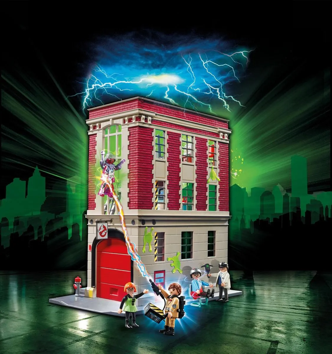 Playmobil Ghostbusters Brandweerkazerne 9219 - Multicolor