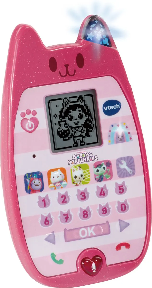 VTech Gabby Smartphone - 4 Spelletjes - Multicolor - afbeelding 6 van 6