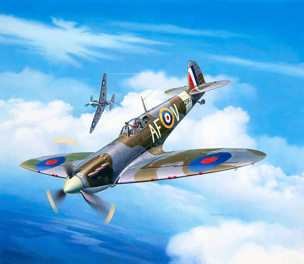 Revell 03953 Spitfire Mk.IIa Modelbouwpakket - 1:72 - Vliegtuig - 38 Onderdelen