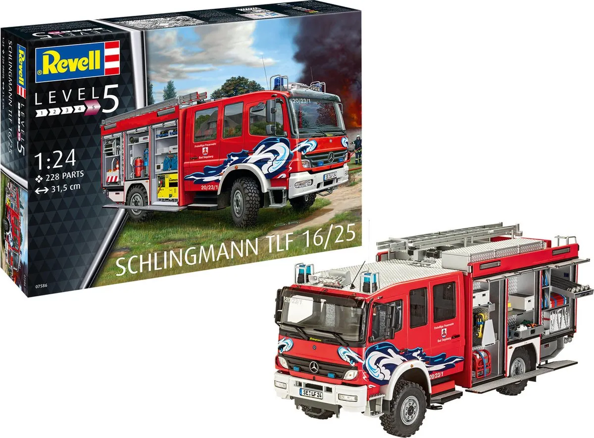Revell Mercedes-Benz Schlingmann TLF 16/25 Modelbouwpakket 1:24