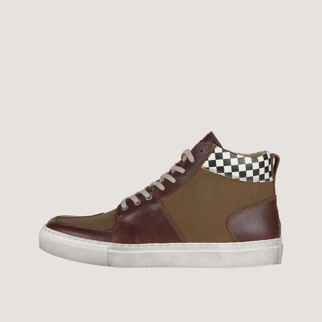 Helstons Grandprix Leren Armalith Tan Khaki Motorschoenen