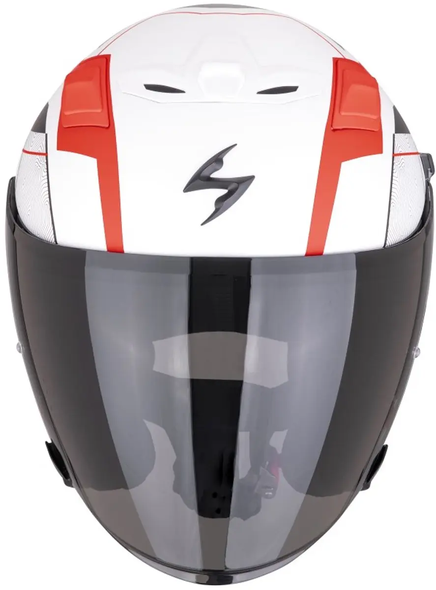 Scorpion EXO-Z1 Vue Jethelm - Zwart/Rood/Wit