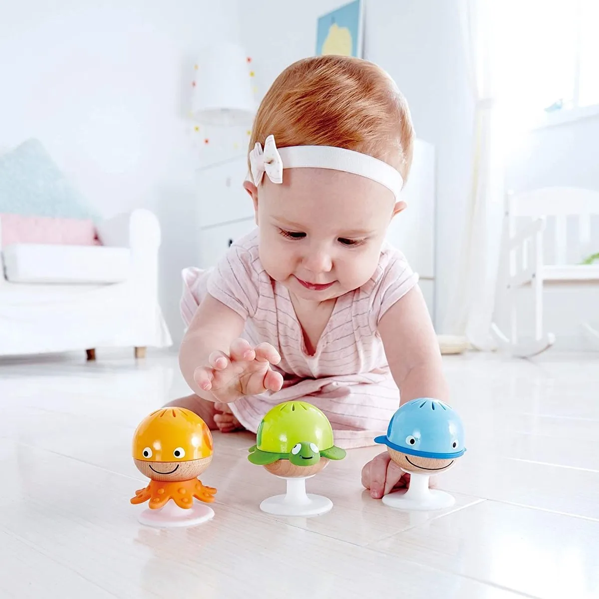 Hape Zeedieren Staande Ratelset - Veelkleurig