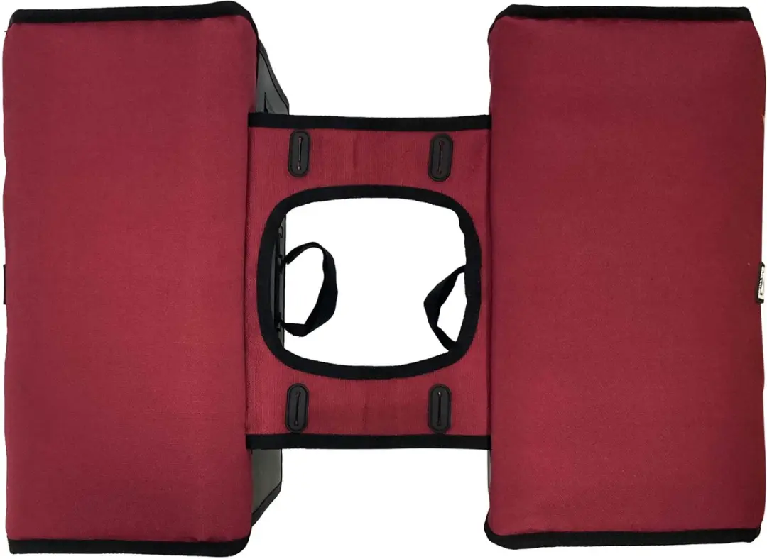 Willex Dubbele Fietstas 46L - Rood