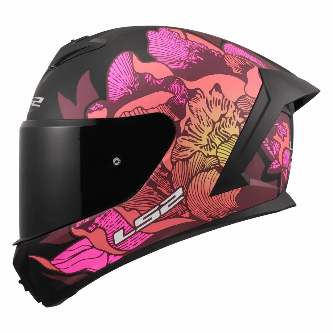 LS2 Rapid III FF820 Helm - Zwart/roze 3XL