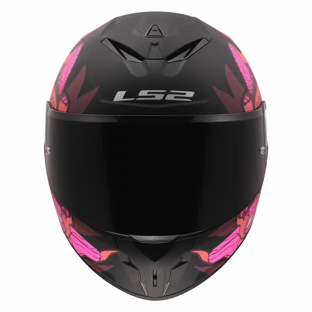 LS2 Rapid III FF820 Helm - Zwart/roze 3XL
