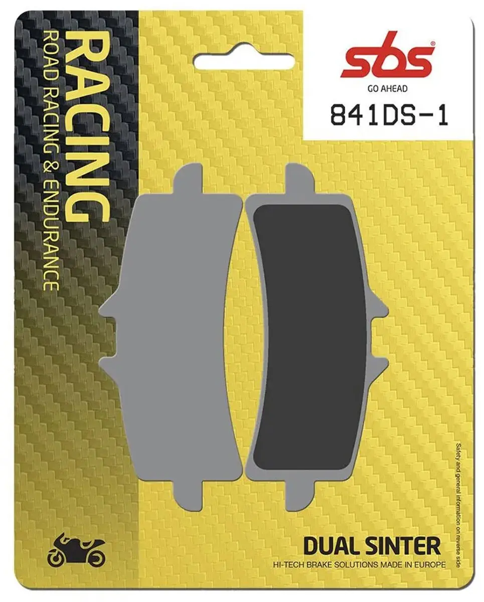 Sbs Dual Road Racing Dynamic Racing Concept Hi-tech 841ds-1 Gesinterde Remblokke