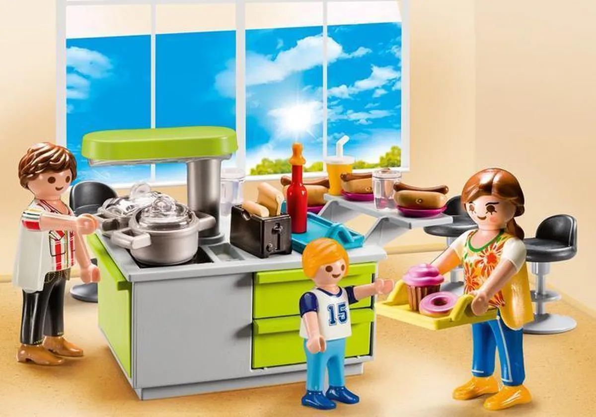 Playmobil City Life Meeneemkeuken 9543 - Blauw