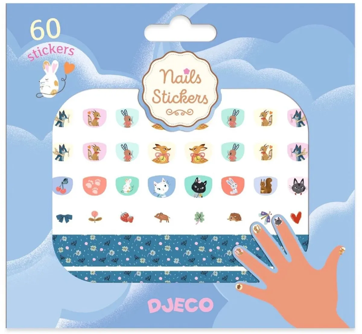 Djeco BODY ART Nail Stickers Mimi