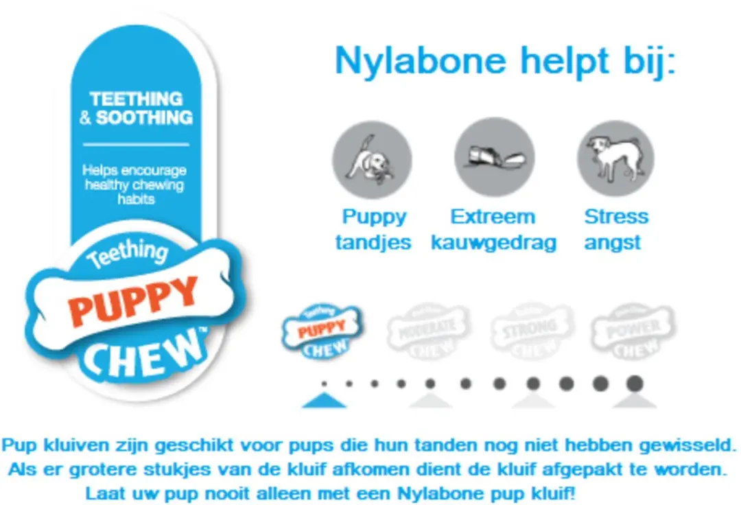 Nylabone Puppy Bot Starterkit - 3 Stuks - Multi