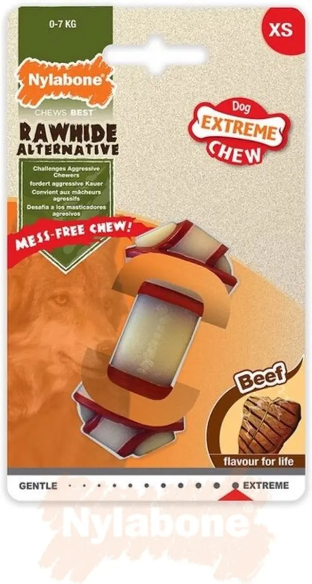 Nylabone Extreme kauwbot knoop