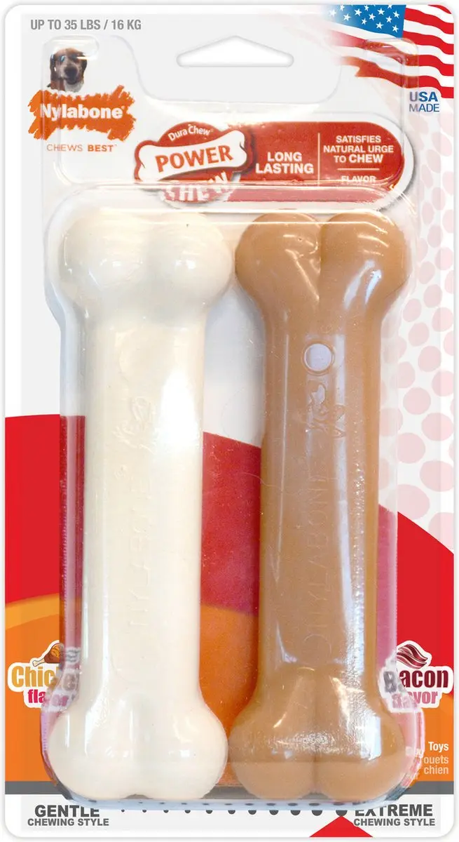 Nylabone Chew Twin Pack Wolf