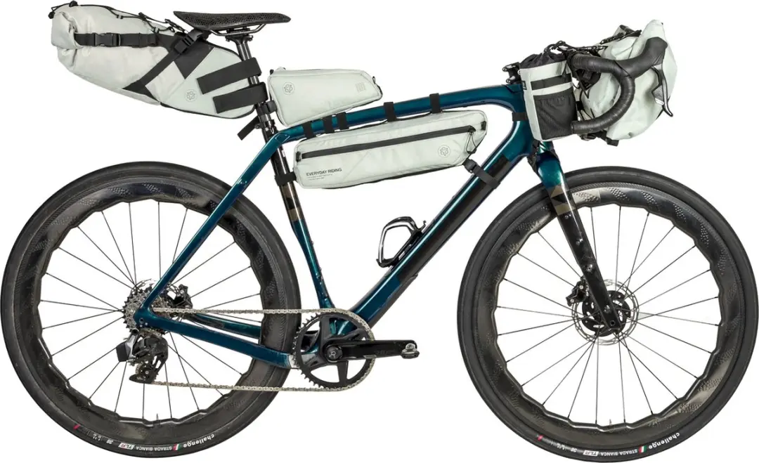 AGU Bikepacking Tube Frametas Venture Fietstas 5,5L - Pistache Groen