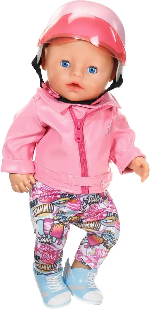 Baby Born City Deluxe Scooter Combo 43cm - Roze