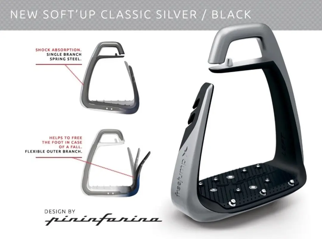 Freejump Soft Up Classic Stijgbeugels - 2 Stuks - Rood