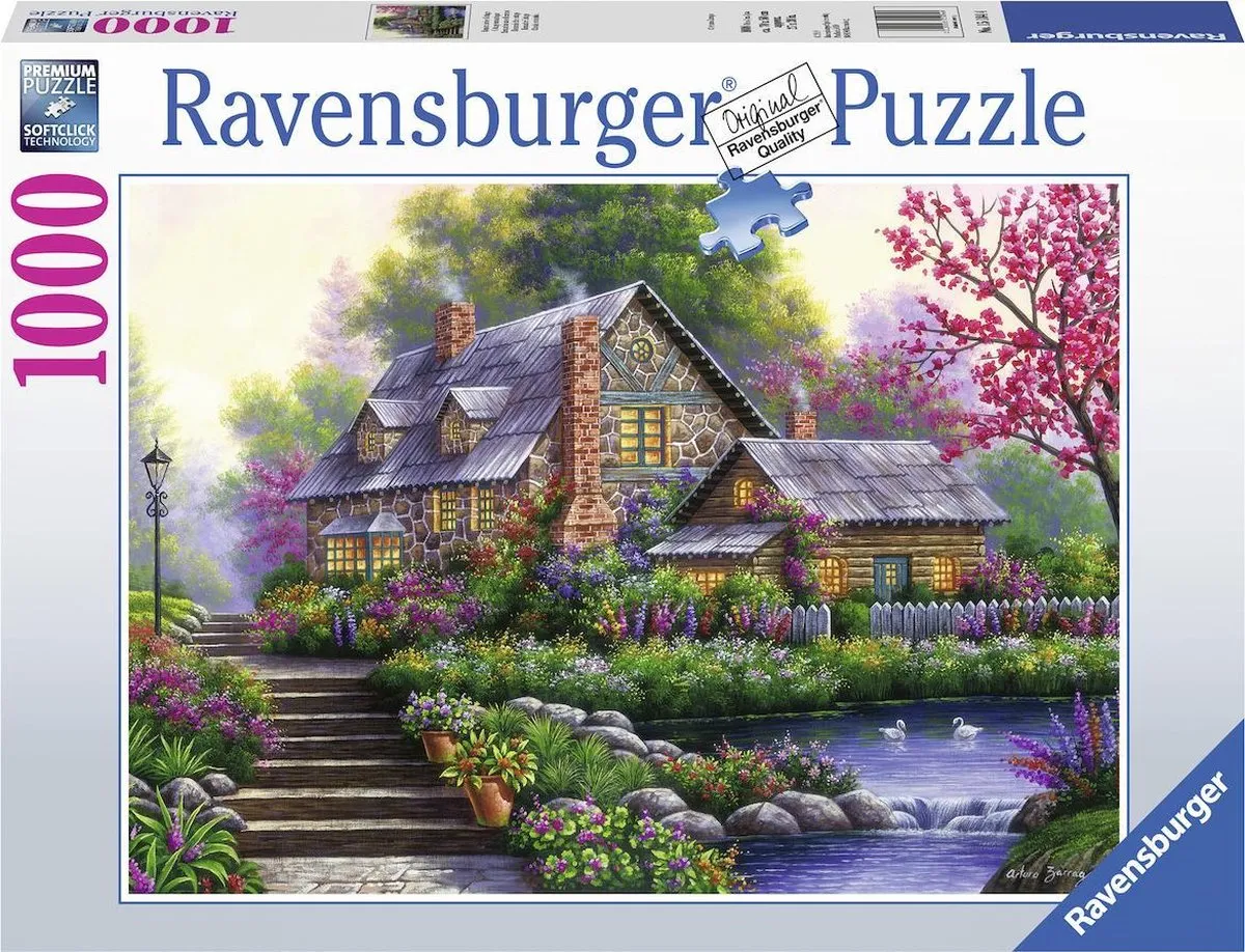 Ravensburger Romantische Cottage Legpuzzel 1000 Stuks - 151844
