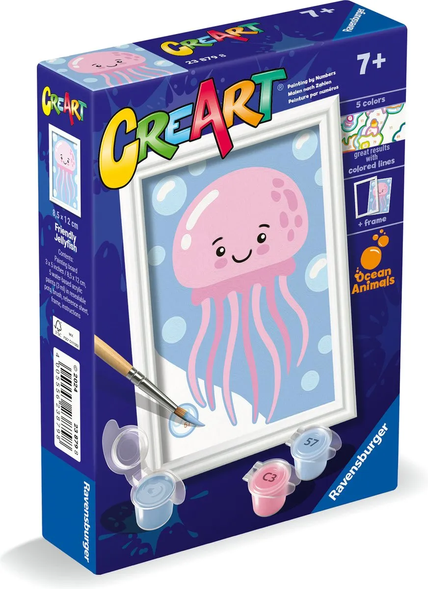 Ravensburger CreArt Trendy Frog Schilderen op Nummer