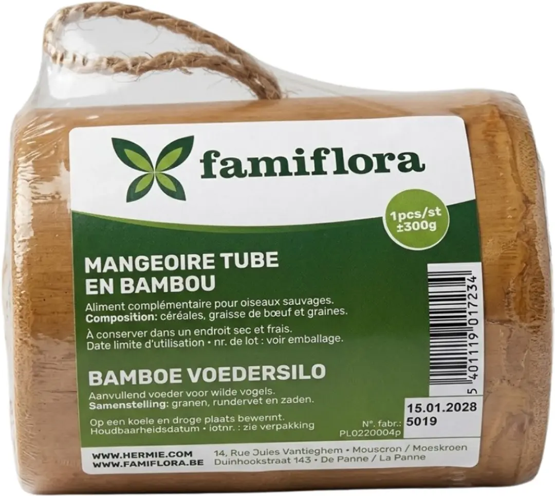Famiflora Bamboe Voedersilo Gevuld - 300g