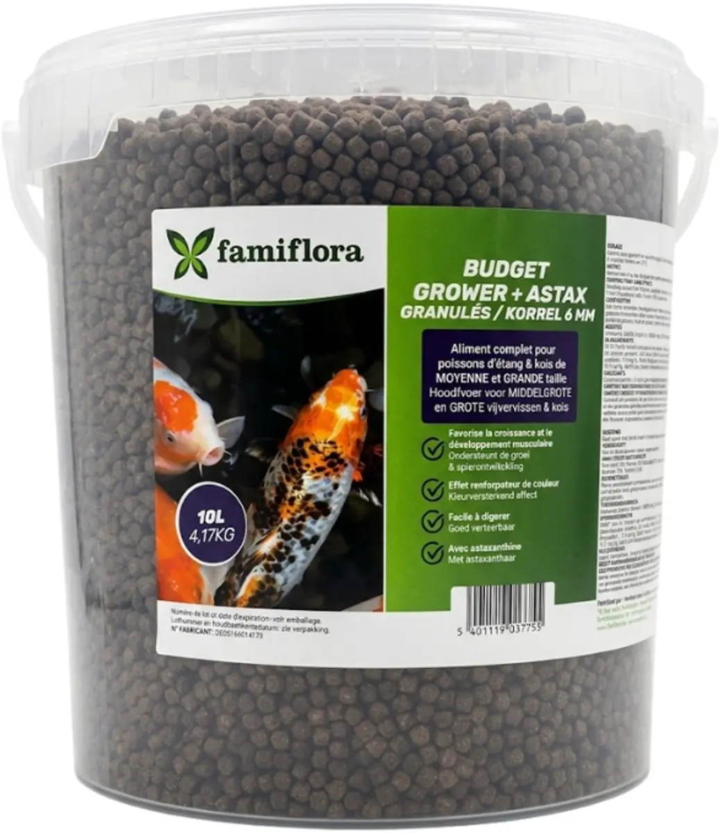 Famiflora Grower Astax Koivoer 4x10L - 6mm - 16,68KG