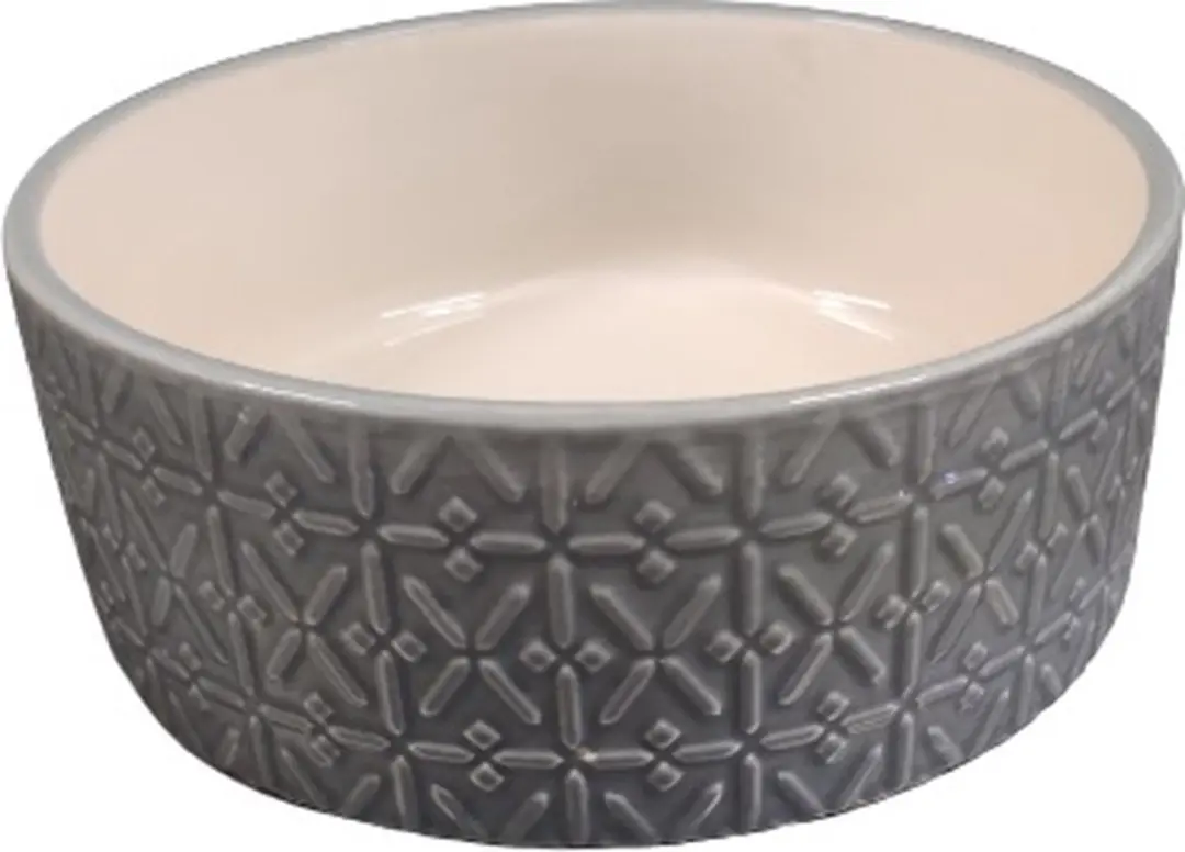 Eetkom stone deco oscuro 16 cm