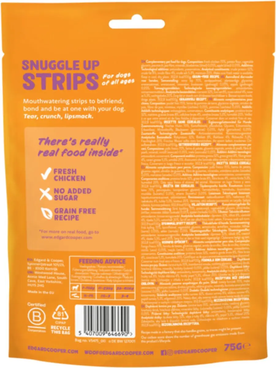 Edgard & Cooper Adult Bite Kip 50g - 15 Stuks