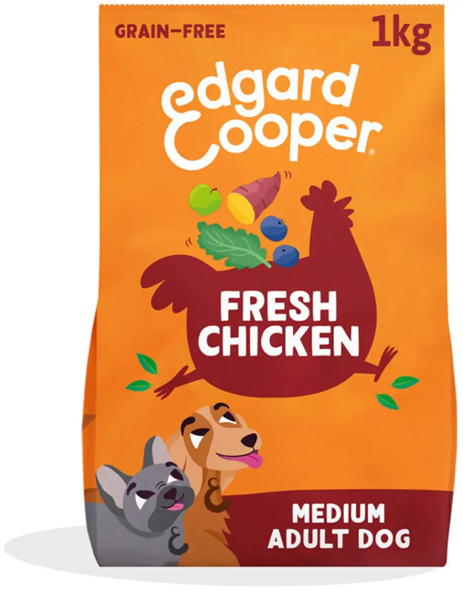 Edgard & Cooper Medium Adult Kip 1kg - afbeelding 6 van 6