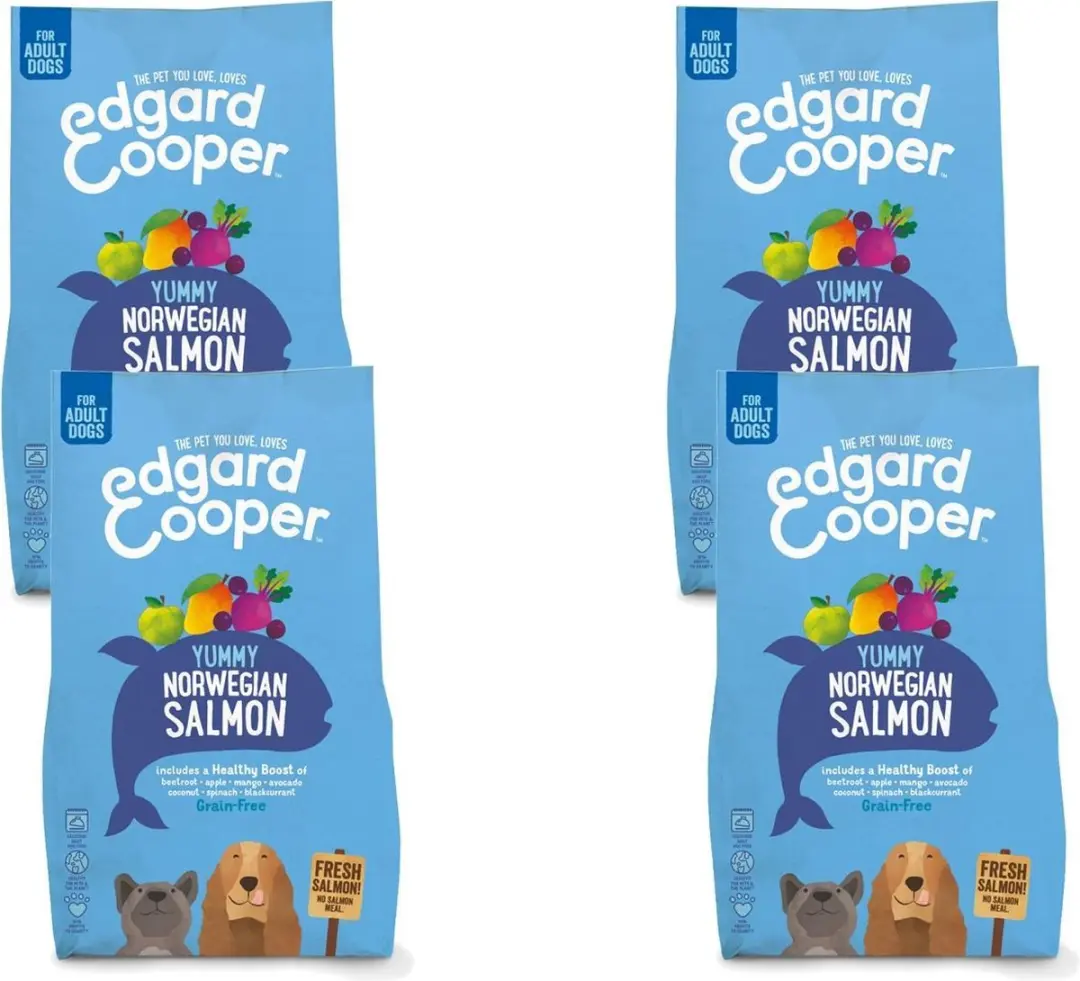 Edgard & Cooper Yummy Salmon Rode Biet Appel Hondenvoer