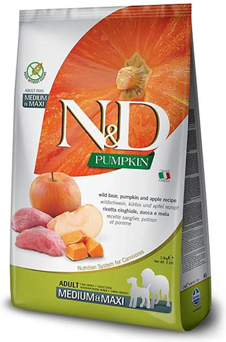 N&D Pumpkin Wild Zwijn Hondenvoer 12kg