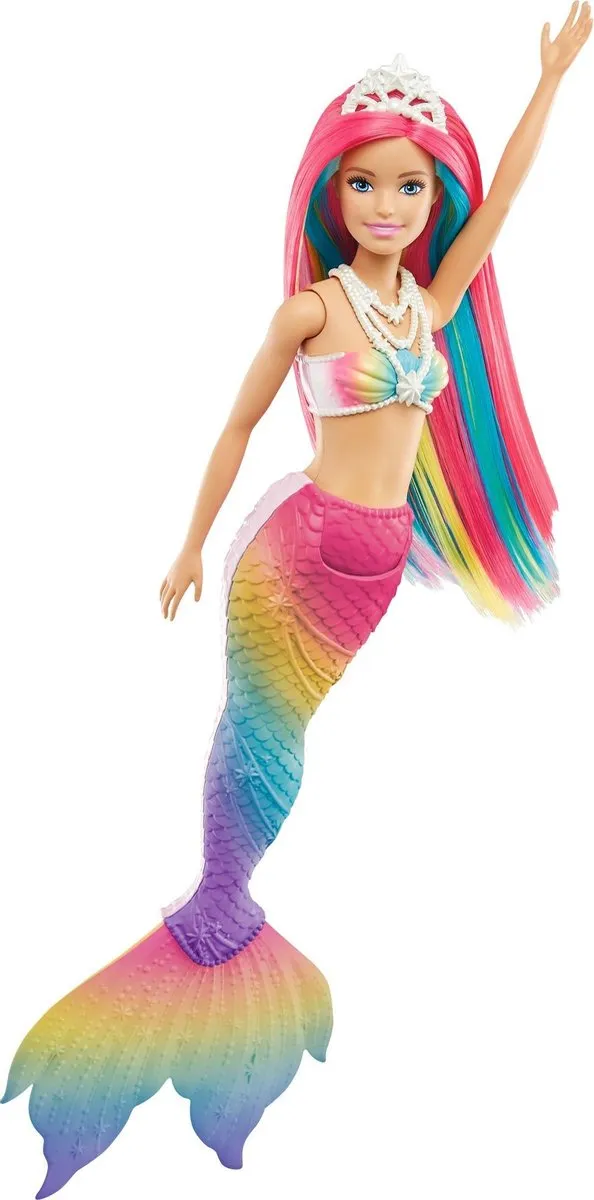 Barbie Dreamtopia Zeemeerminpop GTF89 - Meerkleurig