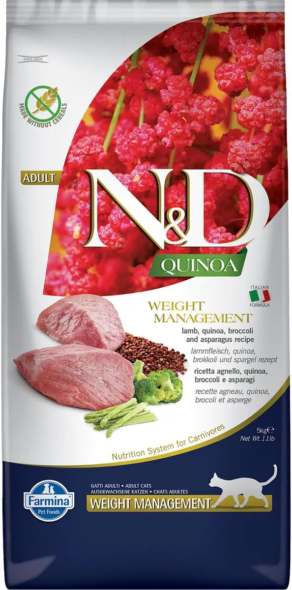 N&D Farmina Quinoa Weight Management Lam 5kg