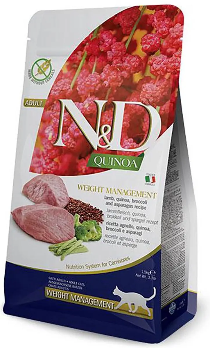 N&D Farmina Quinoa Weight Management Lam 5kg