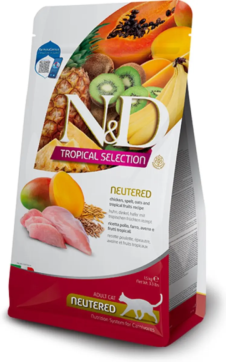 N&D Cat Tropical Selection Chicken Neutered 300g