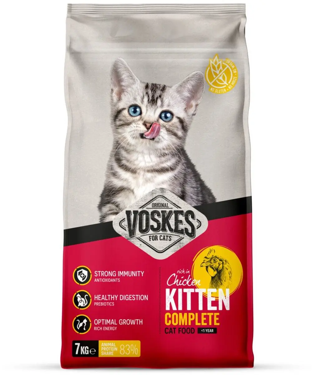Voskes Kattenbrokken Kitten Kip 2kg