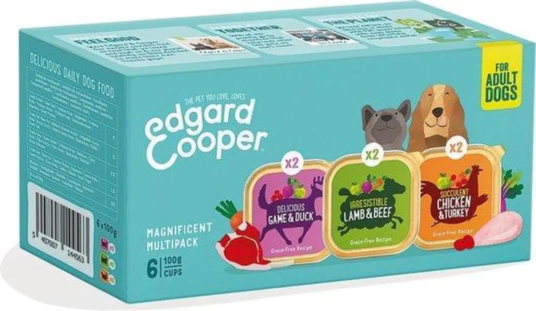Edgard & Cooper Kuipjes Multipack Adult Chicken Game Lamb