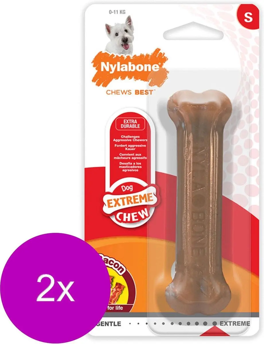 Nylabone Durable Bone Bacon Bacon