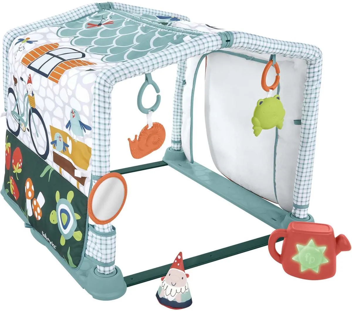 Fisher-Price 3-in-1 Kruipen en Spelen Activiteitenspeelmat - 4 Speelelementen