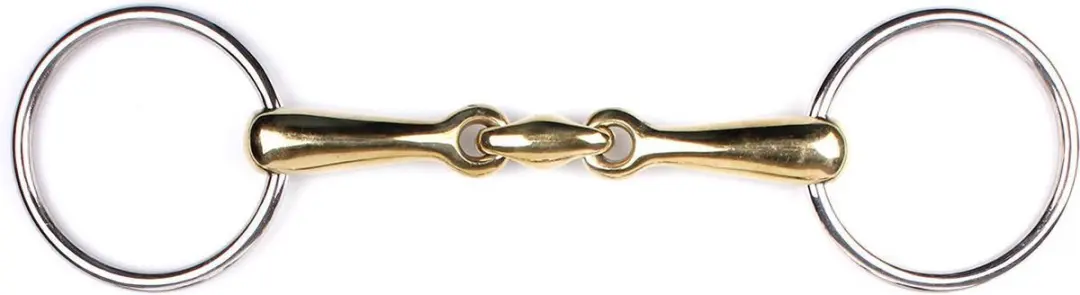 QHP WATERTRENS DUBBELGEBROKEN ARGENTAAN GOLD