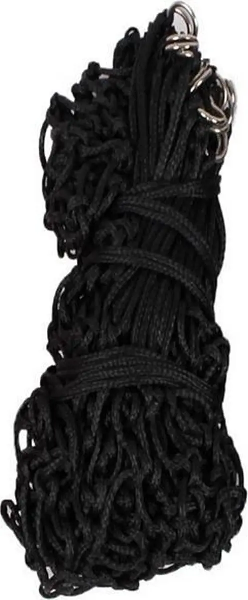 QHP Hooinetje 100cm - 2-3kg - Maas 8cm Zwart